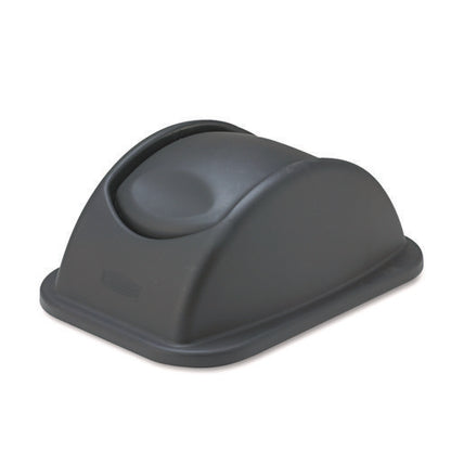 Rectangular Free-swinging Plastic Lid, Black