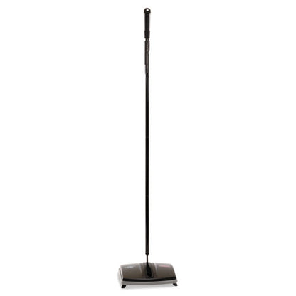 Floor And Carpet Sweeper, 44" Handle, Black/gray