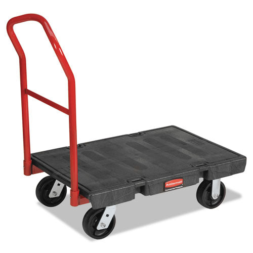 Platform Truck, 2,000 Lb Capacity, 24 X 36 X 7, Black