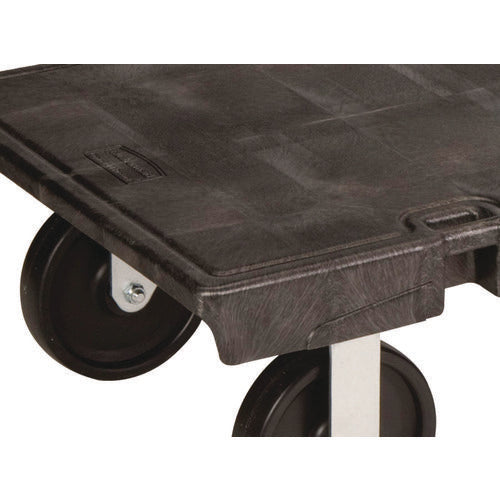Platform Truck With 8" Polyolefin Casters, 2,000 Lb Capacity, 30 X 60 X 7, Black