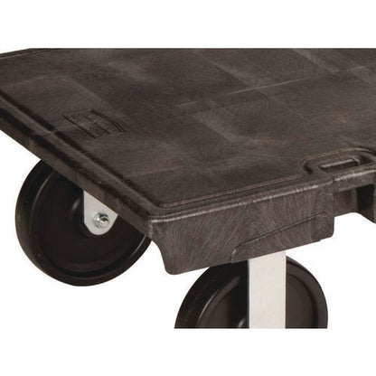 Platform Truck With 8" Polyolefin Casters, 2,000 Lb Capacity, 30 X 60 X 7, Black