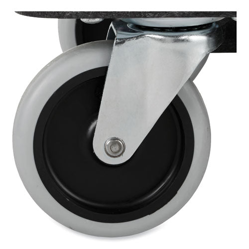 0.5 Cu Yd Structural Foam Tilt Truck, Utility Duty, 450 Lb Capacity, Black