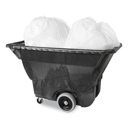 0.5 Cu Yd Structural Foam Tilt Truck, Utility Duty, 450 Lb Capacity, Black