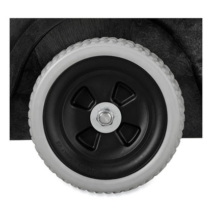 0.5 Cu Yd Structural Foam Tilt Truck, Utility Duty, 450 Lb Capacity, Black