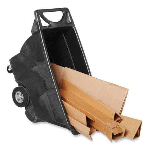 0.5 Cu Yd Structural Foam Tilt Truck, Standard Duty, 850 Lb Capacity, Black
