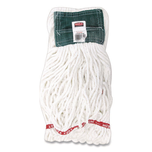 Web Foot Shrinkless Wet Mop Head, 20 Oz, 5" Headband, White