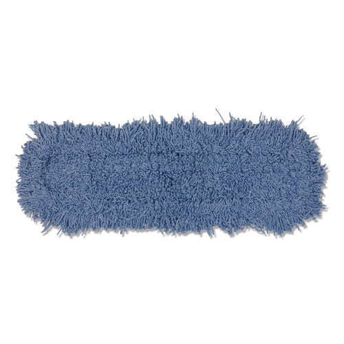 Dust Mop Head, Synthetic Blend, 48" Width, Blue
