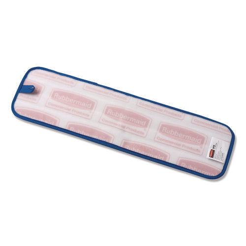 Microfiber Wet Mop Pad, 18", Blue