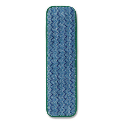 Microfiber Wet Mopping Pad, 18.5" X 5.5" X 0.5", Green, 12/carton
