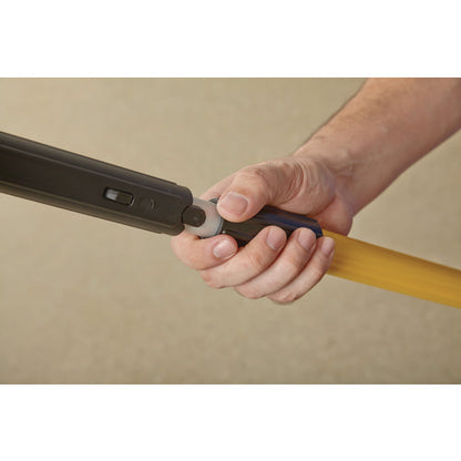 Hygen Quick-connect Extension Handle, 48" To 72", Yellow/black