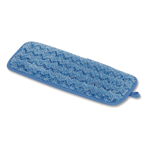 Microfiber Wall/stair Wet Mopping Pad, 13.75 X 5.5 X 0.5, Blue