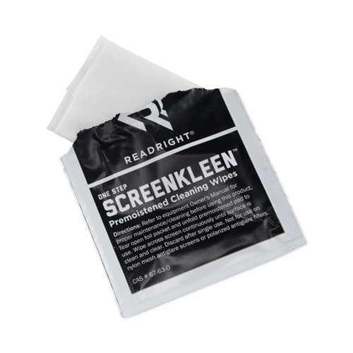 Onestep Crt Screenkleen Cleaning Pads, Cloth, 5 X 5, Unscented, White, 100/box