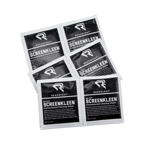 Onestep Crt Screenkleen Cleaning Pads, Cloth, 5 X 5, Unscented, White, 100/box