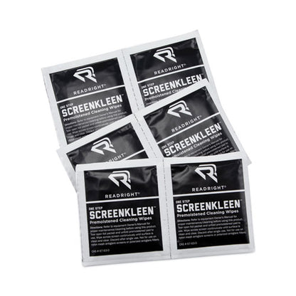 Onestep Crt Screenkleen Cleaning Pads, Cloth, 5 X 5, Unscented, White, 100/box