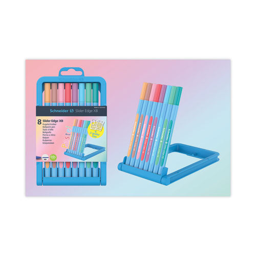 Slider Edge Xb Ballpoint Pen, Stick, Extra-bold 1.4 Mm, Assorted Ink And Barrel Colors, 8/set
