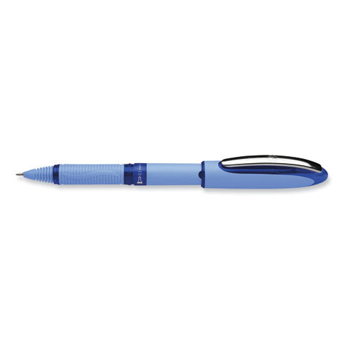 One Hybrid N Rollerball Pen, Stick, Extra-fine 0.3 Mm, Blue Ink, Blue Barrel, 10/box