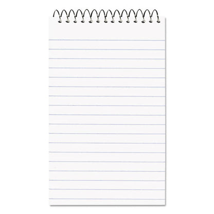 Paper Blanc Xtreme White Wirebound Memo Pads, Narrow Rule, Randomly Assorted Cover Colors, 60 White 3 X 5 Sheets