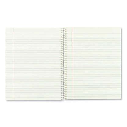 Single-subject Wirebound Notebooks, Narrow Rule, Brown Board Cover, (80) 10 X 8 Eye-ease Green Sheets