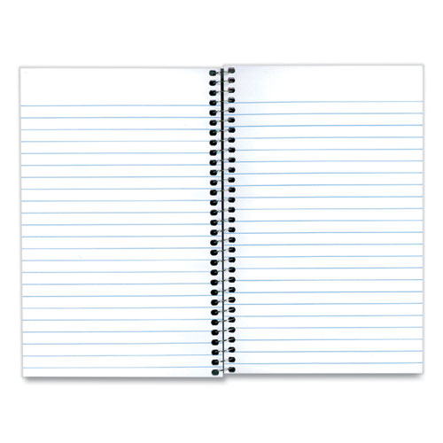 Three-subject Wirebound Notebooks, 3-subject, Medium/college Rule, Blue Cover, (150) 9.5 X 6 Sheets