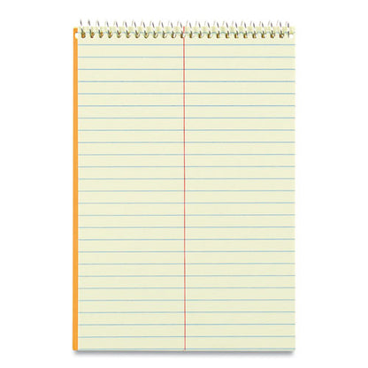 Standard Spiral Steno Pad, Gregg Rule, Brown Cover, 60 Eye-ease Green 6 X 9 Sheets