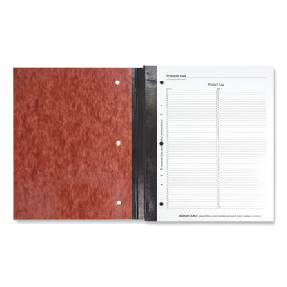 Duplicate Laboratory Notebooks, Two-part Carbonless, Quadrille Rule (4 Sq/in), Brown Cover, (200) 11 X 9.25 Sheets