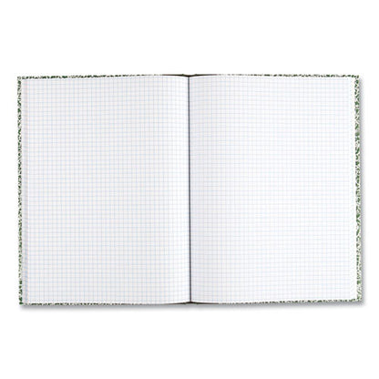 Lab Notebook, Quadrille Rule (5 Sq/in), Green Marble Cover, (96) 10.13 X 7.88 Sheets
