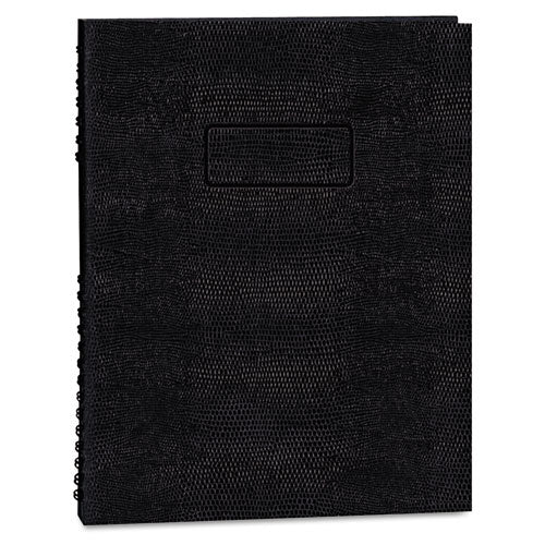Ecologix Notepro Executive Notebook, 1-subject, Medium/college Rule, Black Cover, (100) 11 X 8.5 Sheets