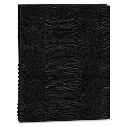 Ecologix Notepro Executive Notebook, 1-subject, Medium/college Rule, Black Cover, (100) 11 X 8.5 Sheets