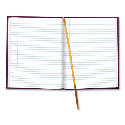 Executive Notebook With Ribbon Bookmark, 1-subject, Medium/college Rule, Grape Cover, (75) 10.75 X 8.5 Sheets
