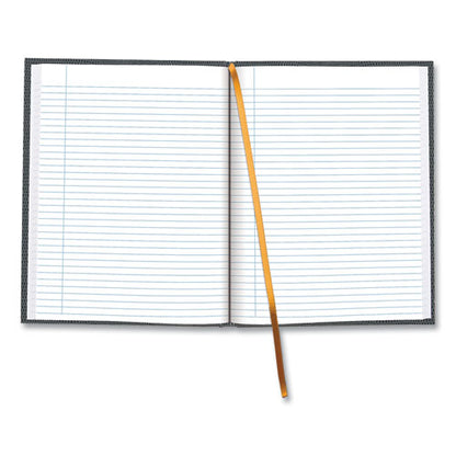 Executive Notebook With Ribbon Bookmark, 1-subject, Medium/college Rule, Cool Gray Cover, (75) 10.75 X 8.5 Sheets