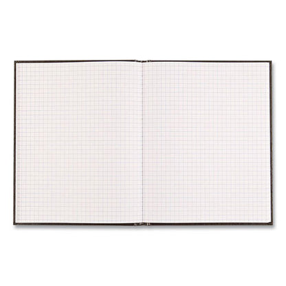 Professional Quad Notebook, Quadrille Rule (4 Sq/in), Black Cover, (96) 9.25 X 7.25 Sheets