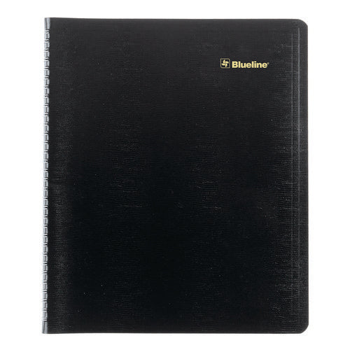 Plan And Link Monthly Planner, 11" X 9.06", Black Cover, 16-month: Sept 2025 To Dec 2026