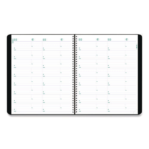 Plan And Link Monthly Planner, 11" X 9.06", Black Cover, 16-month: Sept 2025 To Dec 2026