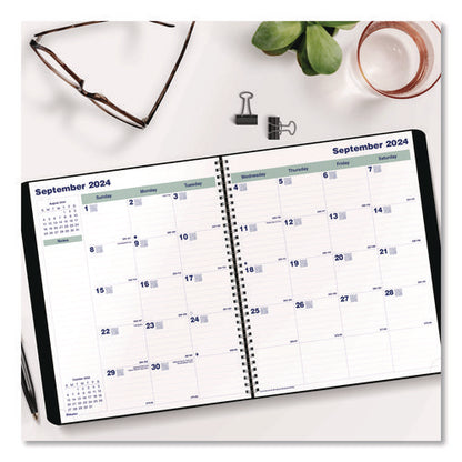 Plan And Link Monthly Planner, 11" X 9.06", Black Cover, 16-month: Sept 2025 To Dec 2026