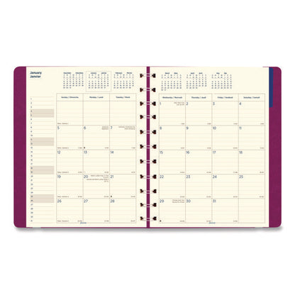 Soft Touch 17-month Planner, 10.88 X 8.5, Fuchsia Cover, 17-month: Aug 2025 To Dec 2026