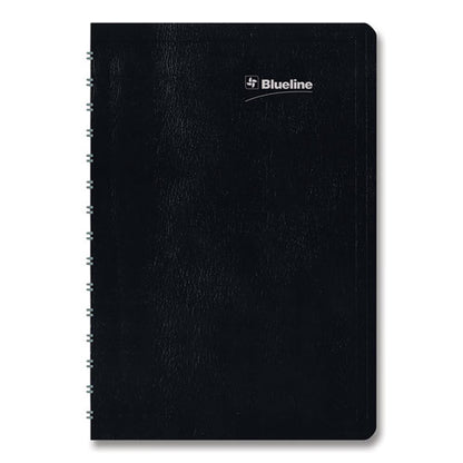 Duraglobe Daily Planner, 30-minute Appointments, 8 X 5, Black Soft Cover, 12-month (jan To Dec): 2026