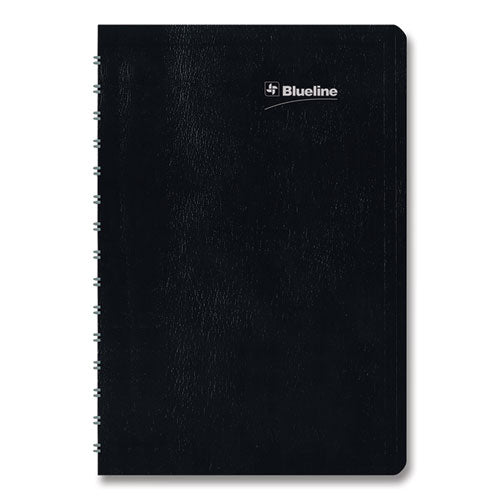 Duraglobe Daily Planner, 30-minute Appointments, 8 X 5, Black Soft Cover, 12-month (jan To Dec): 2026