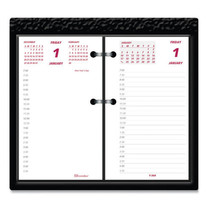 Daily Calendar Pad Refill, 6 X 3.5, White/burgundy/gray Sheets, 12-month (jan To Dec): 2026