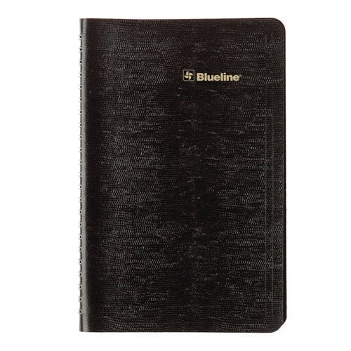 Plan And Link Weekly Planner, 8" X 5", Black Cover, 12-month (jan To Dec): 2026