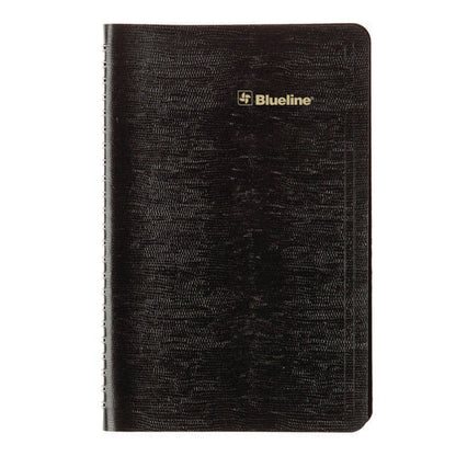 Plan And Link Weekly Planner, 8" X 5", Black Cover, 12-month (jan To Dec): 2026