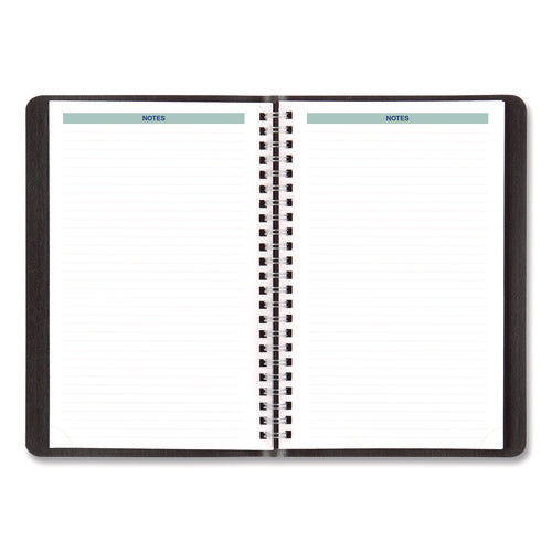 Plan And Link Weekly Planner, 8" X 5", Black Cover, 12-month (jan To Dec): 2026