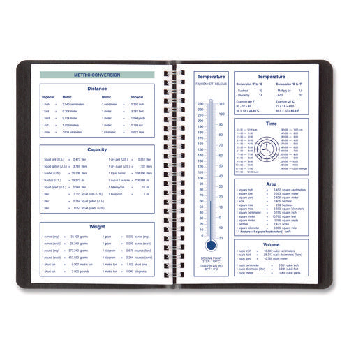 Plan And Link Weekly Planner, 8" X 5", Black Cover, 12-month (jan To Dec): 2026