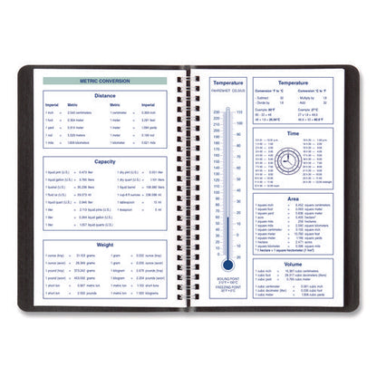 Plan And Link Weekly Planner, 8" X 5", Black Cover, 12-month (jan To Dec): 2026
