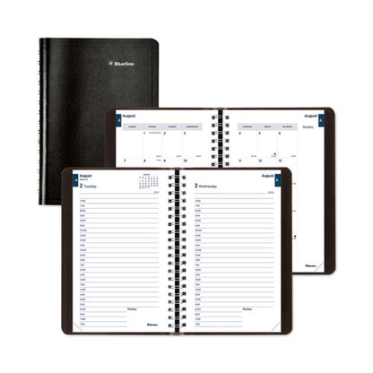 Academic Daily/monthly Planner, 8 X 5, Black Cover, 12-month (aug To July): 2025 To 2026