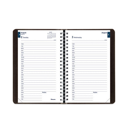 Academic Daily/monthly Planner, 8 X 5, Black Cover, 12-month (aug To July): 2025 To 2026