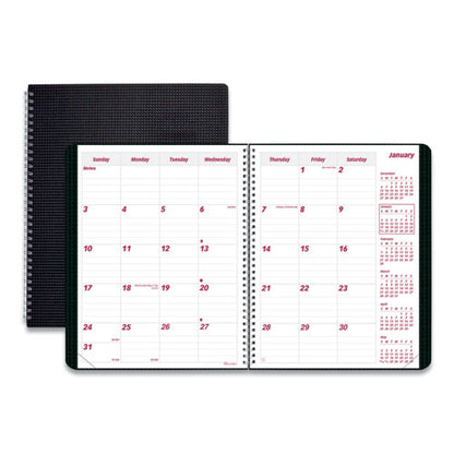 Duraflex 14-month Planner, 8.88 X 7.13, Black Cover, 14-month: Dec 2025 To Jan 2027