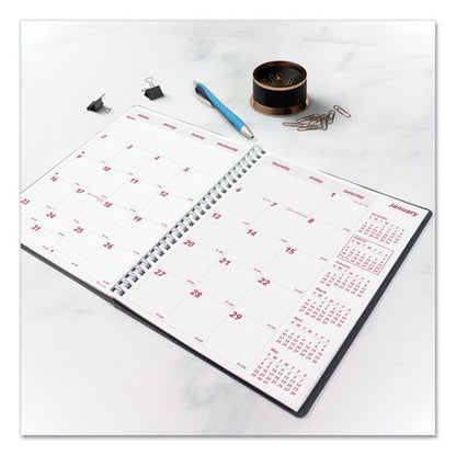 Duraflex 14-month Planner, 8.88 X 7.13, Black Cover, 14-month: Dec 2025 To Jan 2027