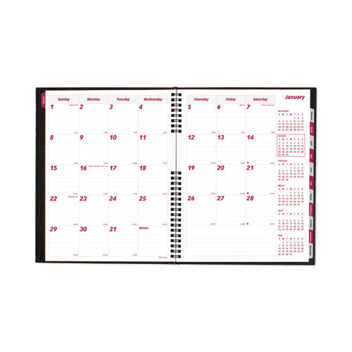 Coilpro 14-month Ruled Monthly Planner, 11 X 8.5, Black Cover, 14-month: Dec 2025 To Jan 2027