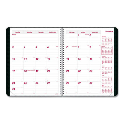 Duraflex 14-month Planner, 11 X 8.5, Black Cover, 14-month: Dec 2025 To Jan 2027