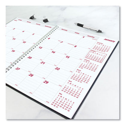 Duraflex 14-month Planner, 11 X 8.5, Black Cover, 14-month: Dec 2025 To Jan 2027